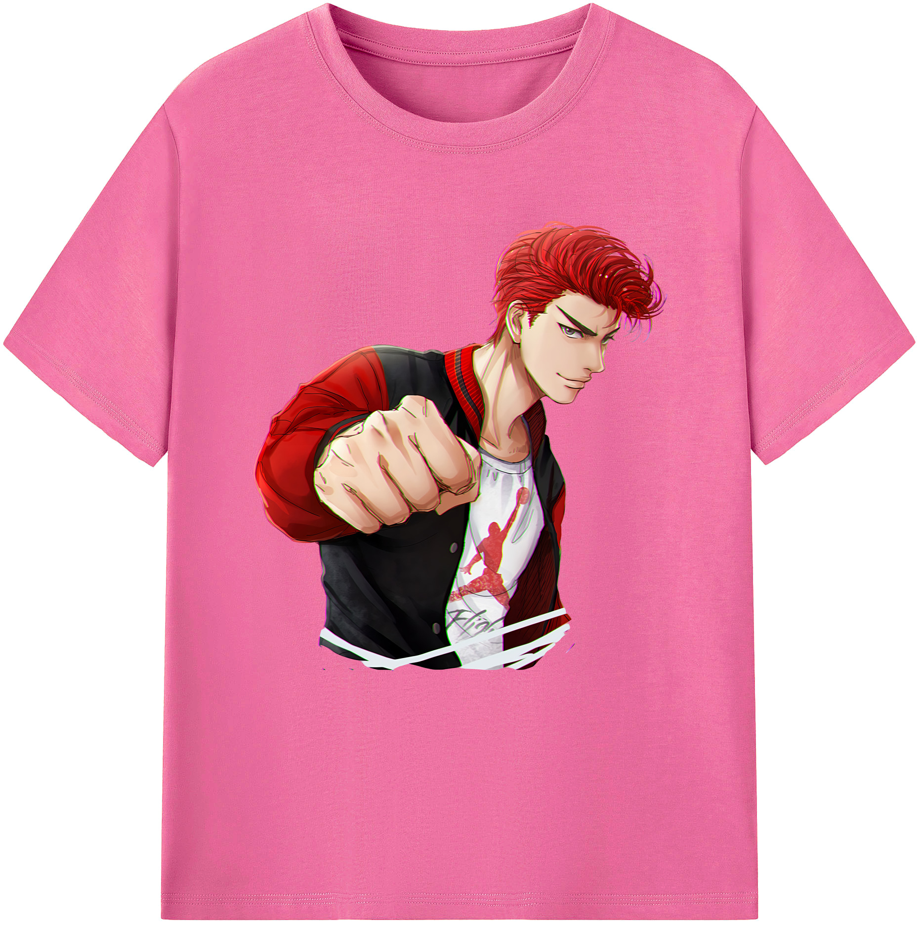 （画像用） SLAM DUNK／スラムダンク レディースカジュアルプリントTシャツ（綿100％）